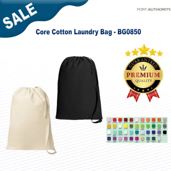 Port Authority&reg; Core Cotton Laundry Bag {2}