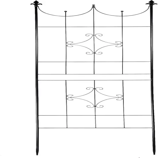 Larger Garden Trellis Plant Support Wire Lattice Grid Panel Stake Fence, 70"x20" {1}