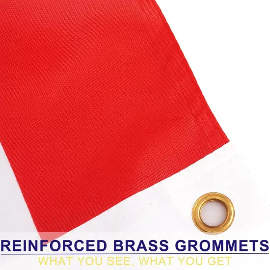 3x6 FT American Pleated Fan Flag - 2 Pack | Durable Polyester 210D USA Bunting Flags | Patriotic Fourth of July USA Banners, Vibrant Patriotic Design, Fade-Resistant, US Half Fan Bunting Flag Decoration {3}