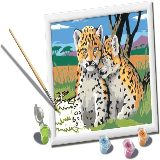 Safari Friends Paint by Numbers Kit for Kids - 20262 - Painting Arts and Crafts for Ages 9 and Up {1}