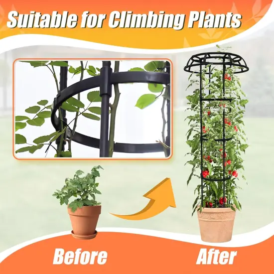 65 Inch Garden Trellis for Climbing Plants Outdoor {5}