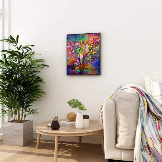 Paint by Number for Adults DIY Acrylic Paint by Numbers Kits on Canvas Tree of Life Drawing Colorful Paintworks Artwork for Beginner Without Frame, 16 x 20 Inch {2}