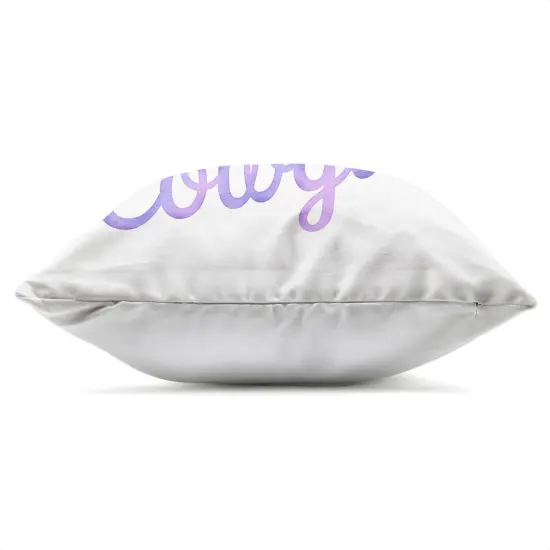 Stupell Industries Purple Disco Cowgirl Hat Outdoor Printed Pillow design by Amanda Greenwood, 18 x 7 x 18 {3}