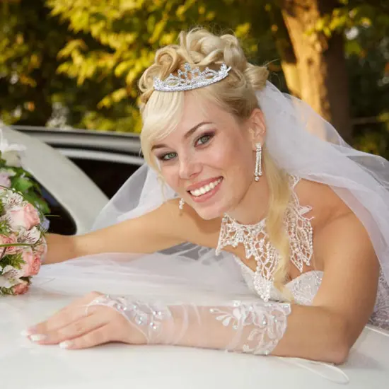 6 Pack Decorative Sparkling Rhinestone Silver Metal Crown Headbands Tiaras Wedding Bridal Birthday Party Prom Headpieces Hair Accessories for Women Flower Girls Teens Kids {4}