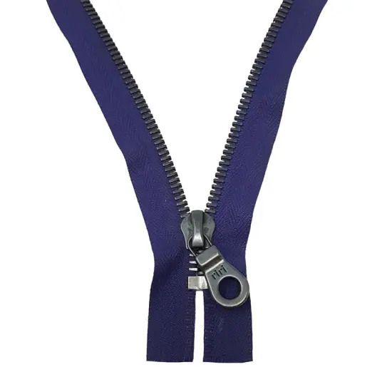 8MM Closed Bottom Zipper with KTA Pull &ndash; Purple Tape {4}