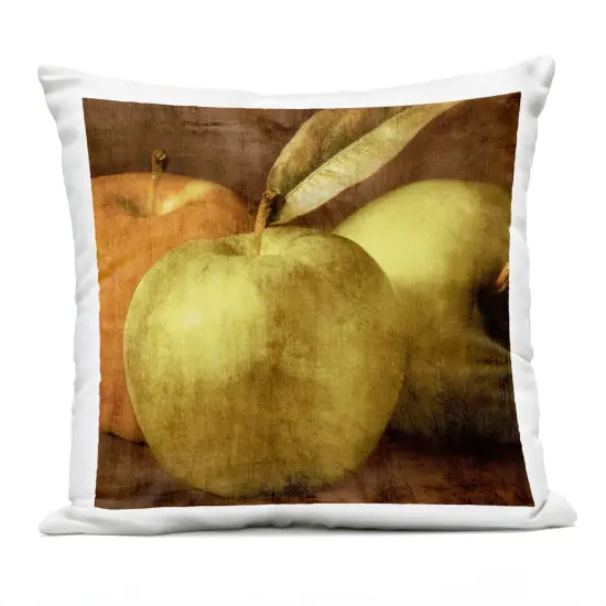 Stupell Industries Vintage Apples Close Up Outdoor Printed Pillow design by Caroline Kelly, 18 x 7 x 18 {1}