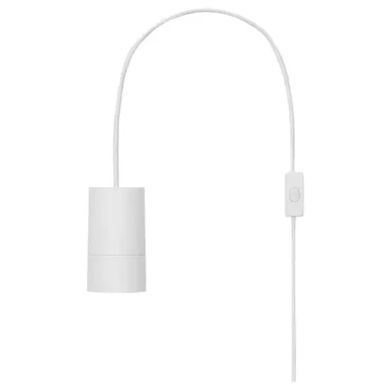 Cord Set with Switch 15' 5" White {1}