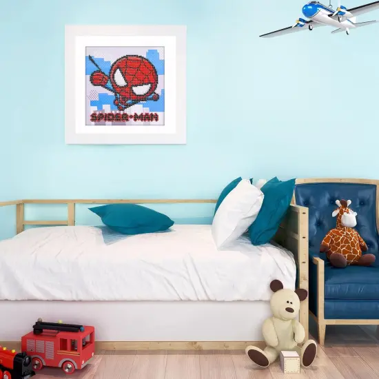 5D Diamond Painting Kit for Adults Web-Shooters, 8.7" x 8.7" {5}