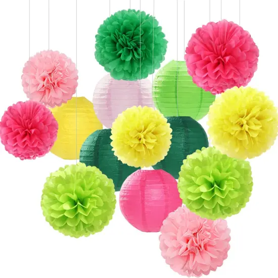 15pcs Hawaiian-Summer Pool Party-Decorations {1}