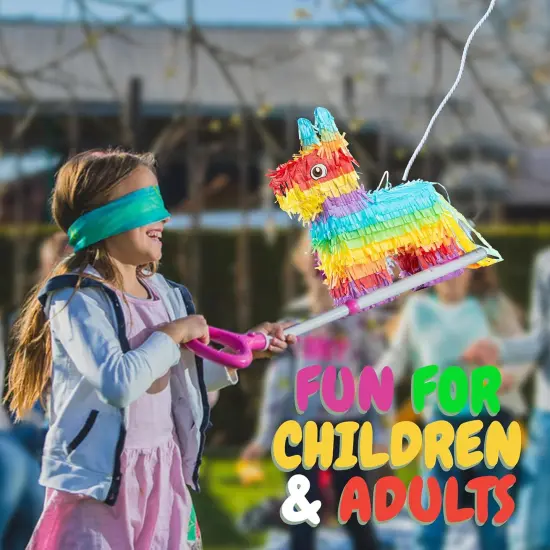 Donkey Pinyata Cinco de Mayo Small Pinata 16.5 inches Mexican Party Decoration for Birthdays, Fiestas and Kids Party Favors {4}