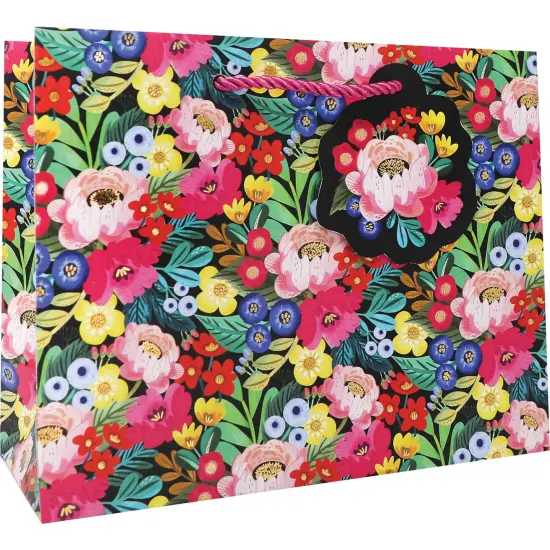 Pack/6: Floral Burst Gift Bag - 10 x 4 x 8" {1}