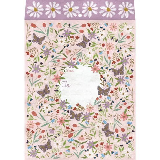 Pack/6: Delicate Floral Theme Mailing Envelope - 9 x 1/2 x 12" {1}