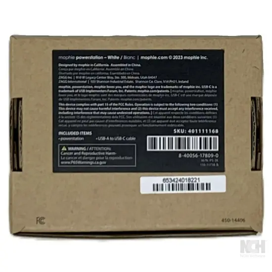 Mophie Powerstation Ultra Portable Power Bank Battery Charger White {4}