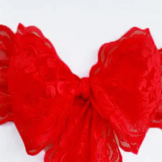 10 Pieces Red Caspari Lace Chair Sashes for Weddings Banquets and Events 9x108 Inches {3}