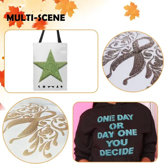 Glitter Puff Vinyl Heat Transfer 3D {4}