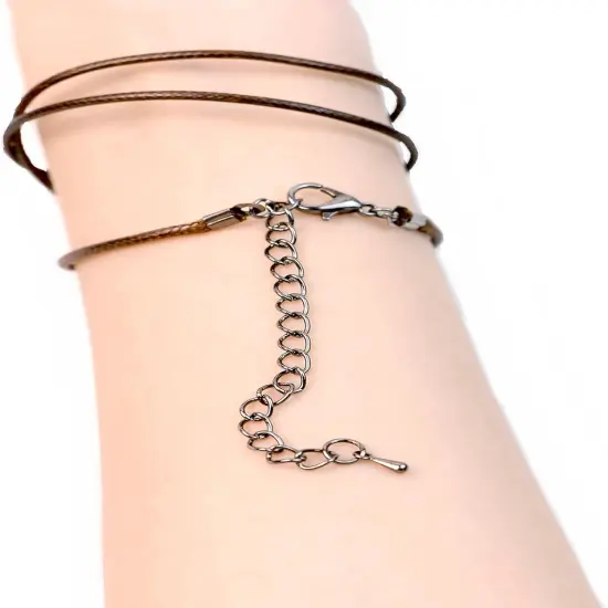 580 Pieces Jewelry Making Accessories Set Over Cord End Caps 50 Lobster Claw Clasps {4}