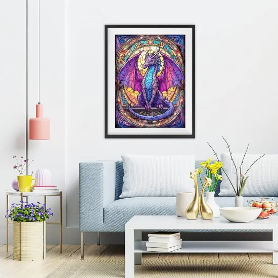 Dragon Gem Diamond Painting Kit - 12x16in (B9986) {3}