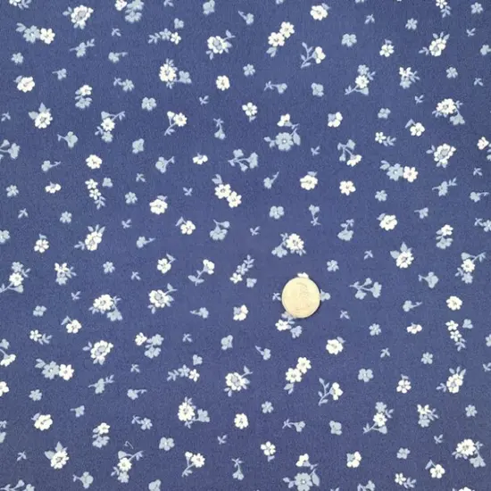 1 Yard Soft Brushed DTY Navy Fabric 58/59" Wide, Fluffy Textured Polyester for Apparel {4}