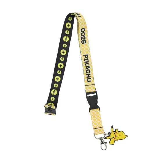 Pokemon Pikachu Yellow Kanto Region First Partner Lanyard {4}
