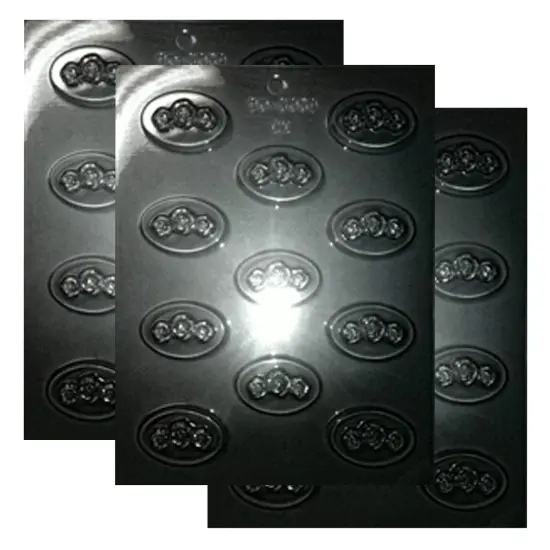 Rose Oval Chocolate Mold {1}