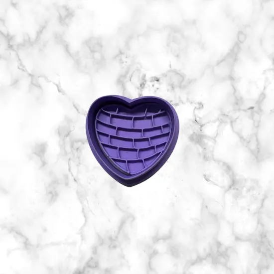 Cake Pop Concha Cutter and Embosser (Heart ) 1.25- 1.50 inch {3}