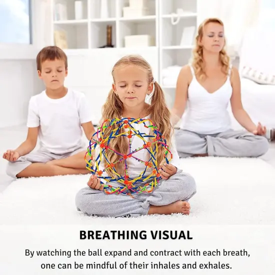 4E's Novelty 1 Pack Expandable Ball - Perfect Stress Balls for Adults & Kids, Ideal Plastic Expandable Ball Toy for Calm Down Corner Supplies & ADHD {2}