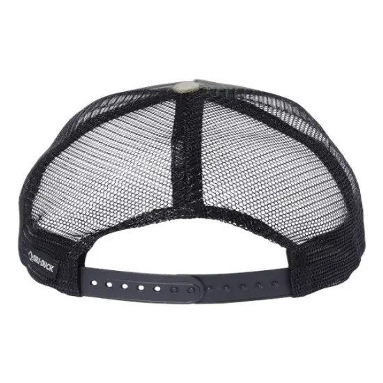 DRI DUCK® Retro Rope Cap Vintage Style, Modern Comfort Fatigue/Blk/Blk {7}