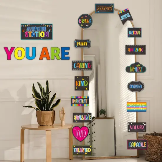 Classroom Affirmation Station Bulletin Board {5}