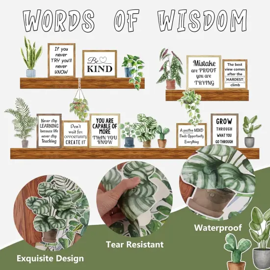 Greenery Classroom Decor Bulletin Board {2}