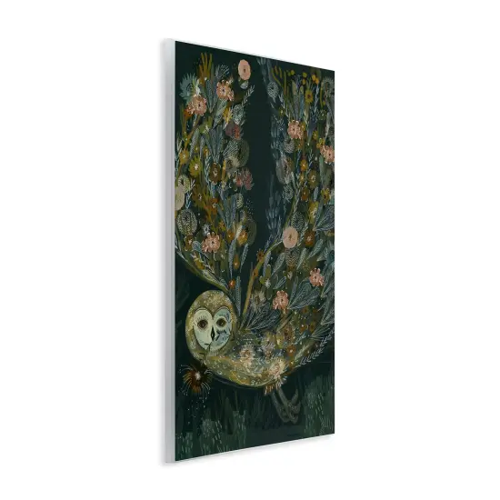 Stupell Industries Floral Folk Barn Owl Wall Plaque Design by Kay Widdowson {3}