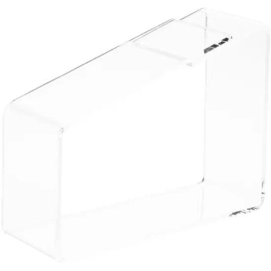 Plymor Clear Acrylic Shoe Display Riser, 3" W x 9" D x 6.5" H {2}