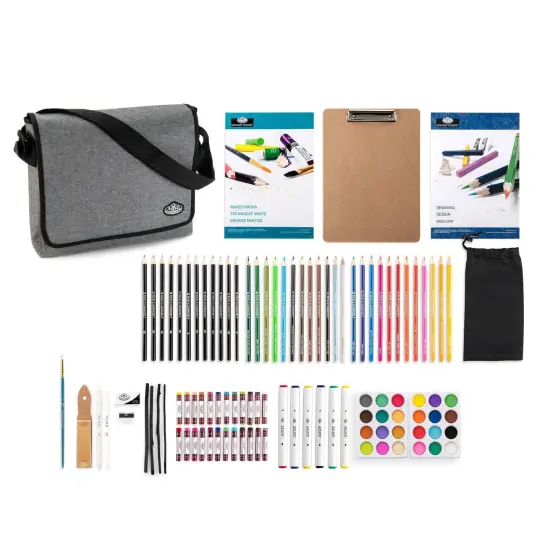 FA-59962 | Sketch & Draw Artist Satchel Art Set 165pc {3}