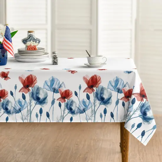 4th of July Tablecloth 60&times;84 Inch Rectangular {1}