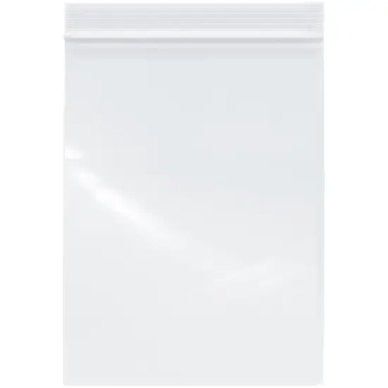 Plymor 6" x 8", 4 Mil Heavy Duty Zipper Reclosable Plastic Bags {1}
