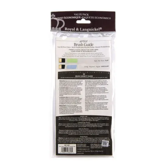 RSET-9357 | 3pc Golden Taklon Angular Large Area Brush Set {6}