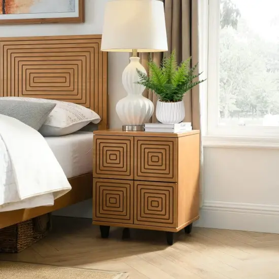 Faux Plant Indoor in Ceramic Pot 13" Artificial Potted Fern Fake House Plants for Desk Office Bathroom Garden Decoration {4}