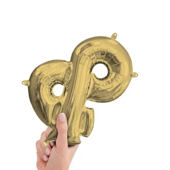 Anagram&reg; 16 Inch Symbol Ampersand White Gold Air Fill Only {5}