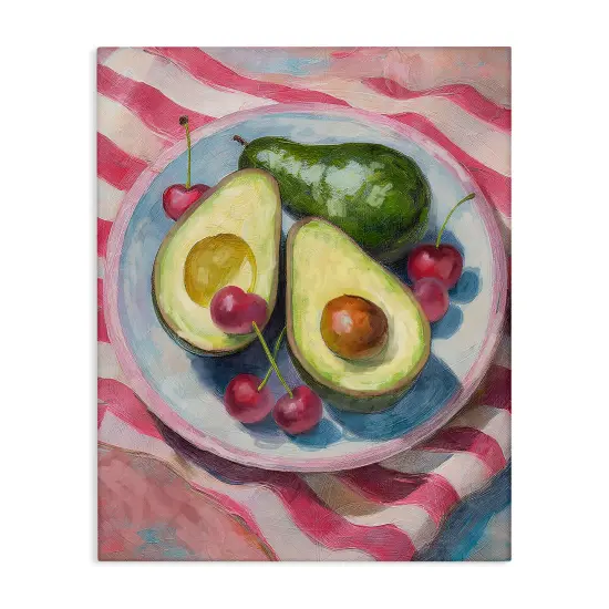 Stupell Industries Avocado & Fruits Meal Canvas Design by Lil' Rue {1}