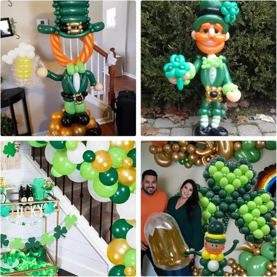 100PCS 260 Long Balloons, White Magic Latex Balloons Thicken Twisting for Birthday Wedding Party Decorations {3}