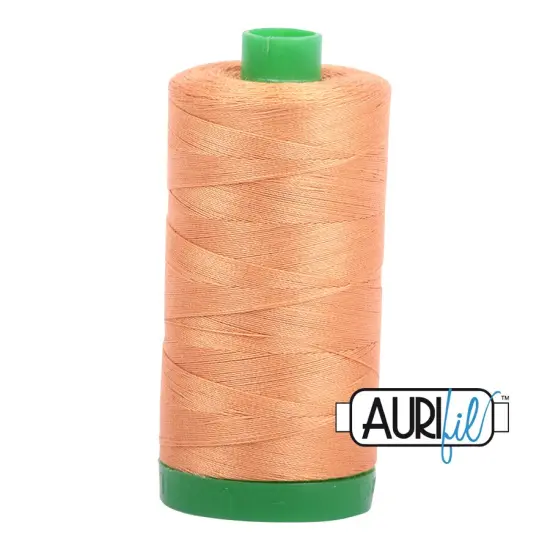 Caramel (2210) | 40wt Large Spool (1000M / 1094Y) | Aurifil Thread {1}