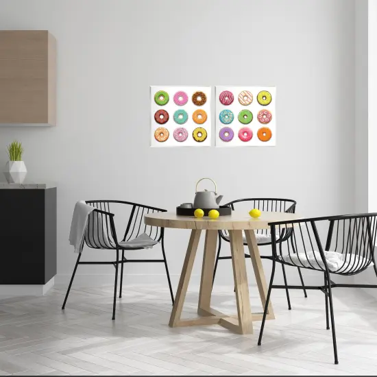 Stupell Industries Bright & Fun Donuts 2pc Wall Plaque Set Design by Marcus Prime {2}