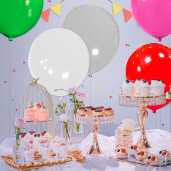 32Pcs Red Big Balloons 18 Inch, Round Large Latex Party Balloons for Birthday Wedding Decorations {2}