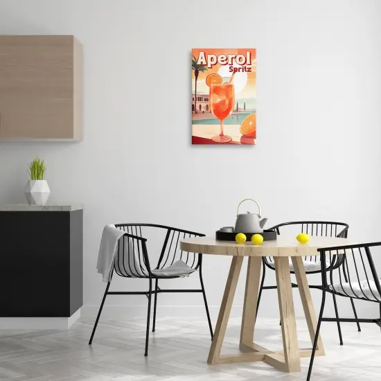 Stupell Industries Bright Tropical Aperol Spritz Canvas Design by Andreas Magnusson {2}