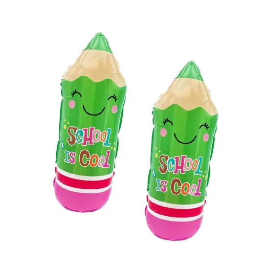 LA Balloons&reg; 29 Inch Back To School Pencil Green Balloon {4}