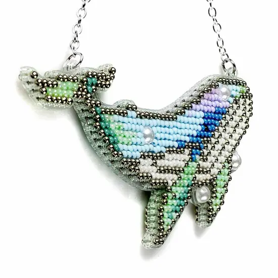 Set for embroidery with beads on a plastic base FLPL-097 {5}