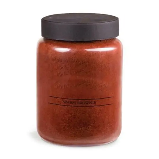 Warm Brownie Jar Candle 26oz Rich Dark Chocolate Scented {1}