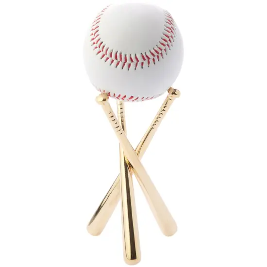 Bard's Gold Ball Holder, Baseball, 4.75" H x 2.625" W x 2.625" D {3}