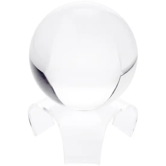 Plymor Clear Acrylic Display Riser for Spheres, 1.25" H x 3.5" W x 3.5" D {3}