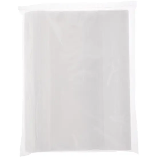 Plymor 18" x 24" (Pack of 50), 4 Mil Heavy Duty White-Block Zipper Reclosable Plastic Bags {4}