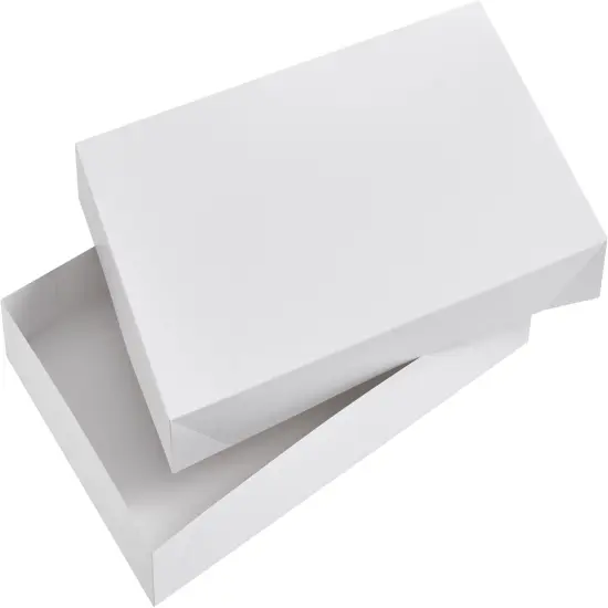 12 Pack 15" White Large Gift Boxes With Lids For Clothes Presents {2}